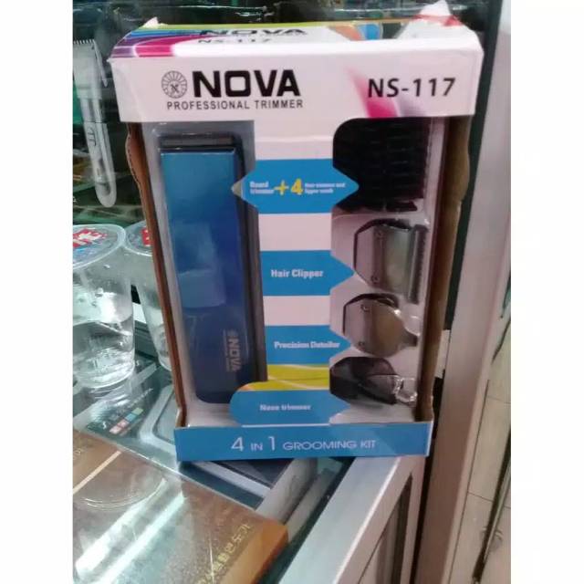 NOVA NS 117 ALAT CUKUR RAMBUT 4 IN 1