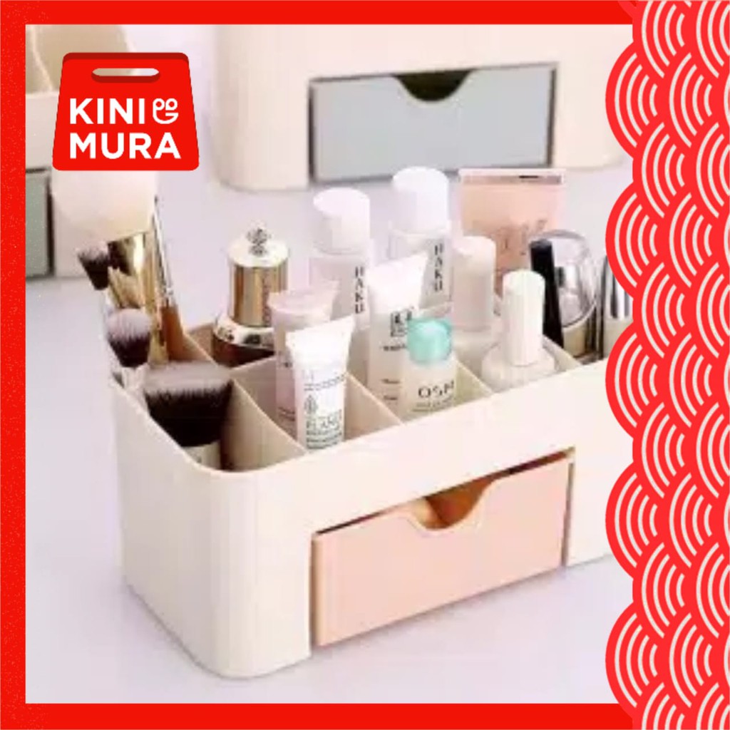 Rak Meja Mini Kosmetik Kotak Serbaguna Keranjang Rak Meja Mini Kosmetik Kotak Serbaguna Keranjang