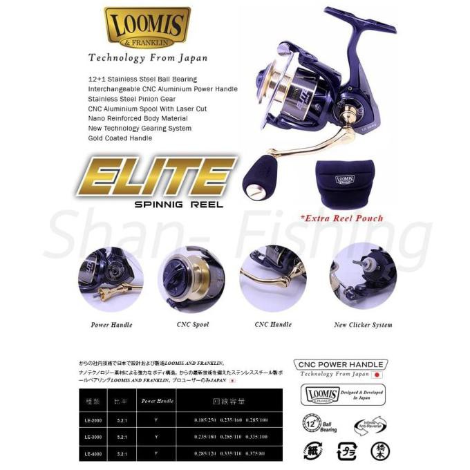 Reel Spinning Loomis Elite 2000