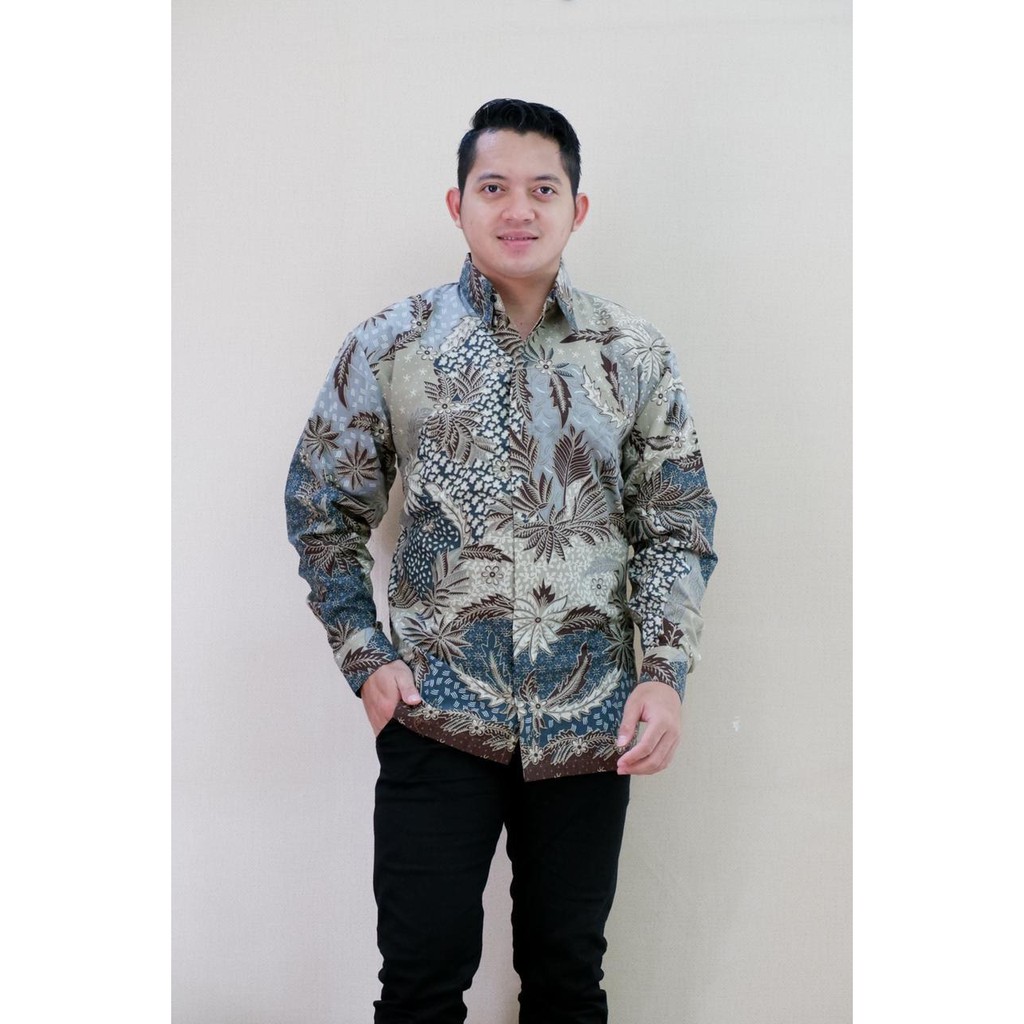 Atasan MODERN Mahesa KEMEJA BAJU BATIK PRIA SOLO LENGAN PANJANG FULL FURING KATUN HALUS TIRTO UTOMO  TRUNTUM SOGAN DAFINAH BYANTARA MACAN NISWARA SOGAN TANAKA CAKAR PARI NAGA SOGAN  AJIBHANU WAHYU TUMURUN KALAWANGSA PINAYUNG BIRU AJI LUWUNG GONDROWARU SM