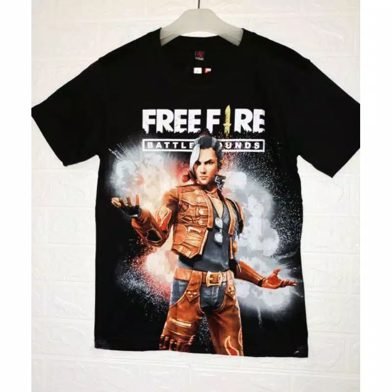 Kaos anak FF Free fire booyah / baju game Termurah