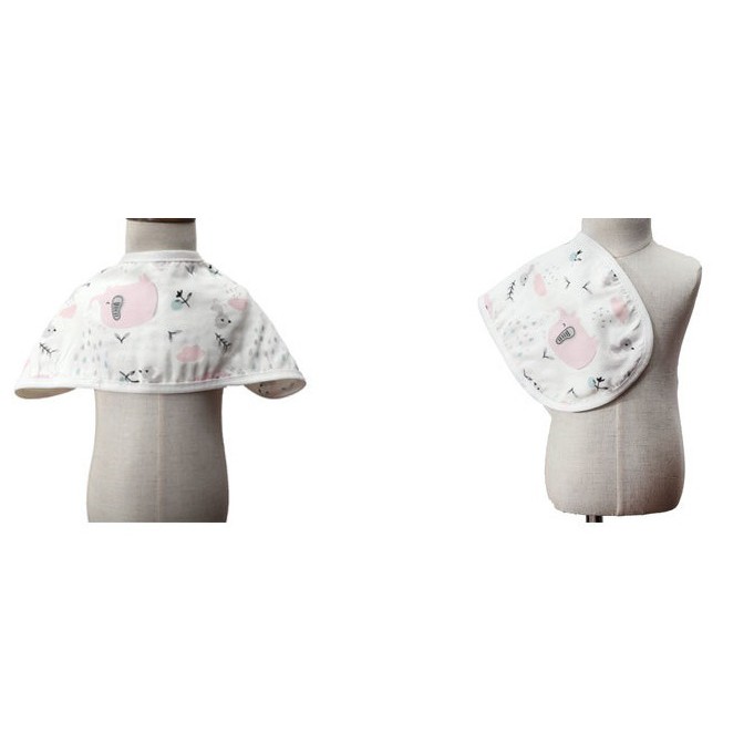 (pimenova) Burpy bib bamboo cotton muslin Bib Celemek Bayi kain burp bayi