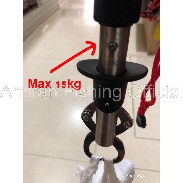 Alat Timbangan Fish Gripper Lipgrip Max 15 kg Fukushima BL-025