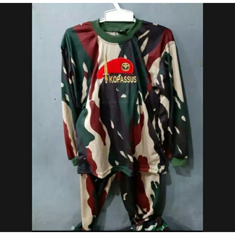 Setelan anak loreng baju anak laki laki loreng army
