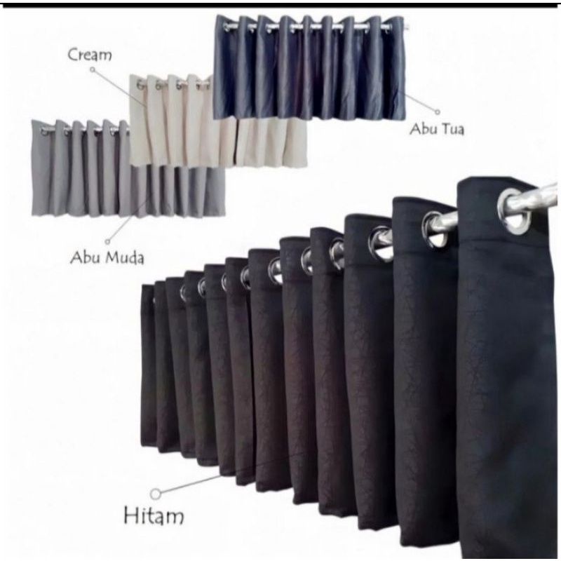 GORDEN PONI BLACKOUT POLOS PREMIUM GORDEN PENTILASI GORDEN 100% BLACKOUT DOFF PONI