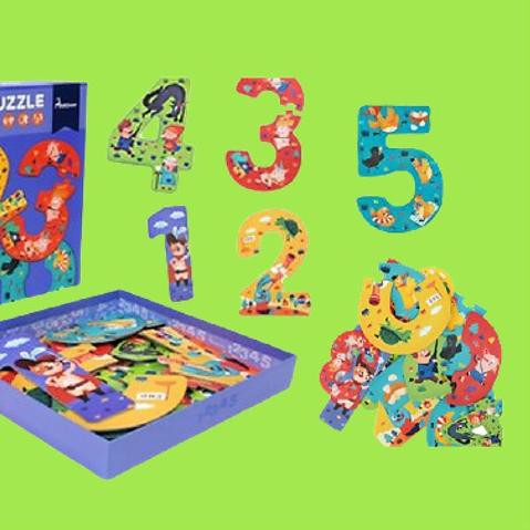 ❂ Mideer My First Puzzle 12345 Mainan Edukasi Anak MD3030 ✷