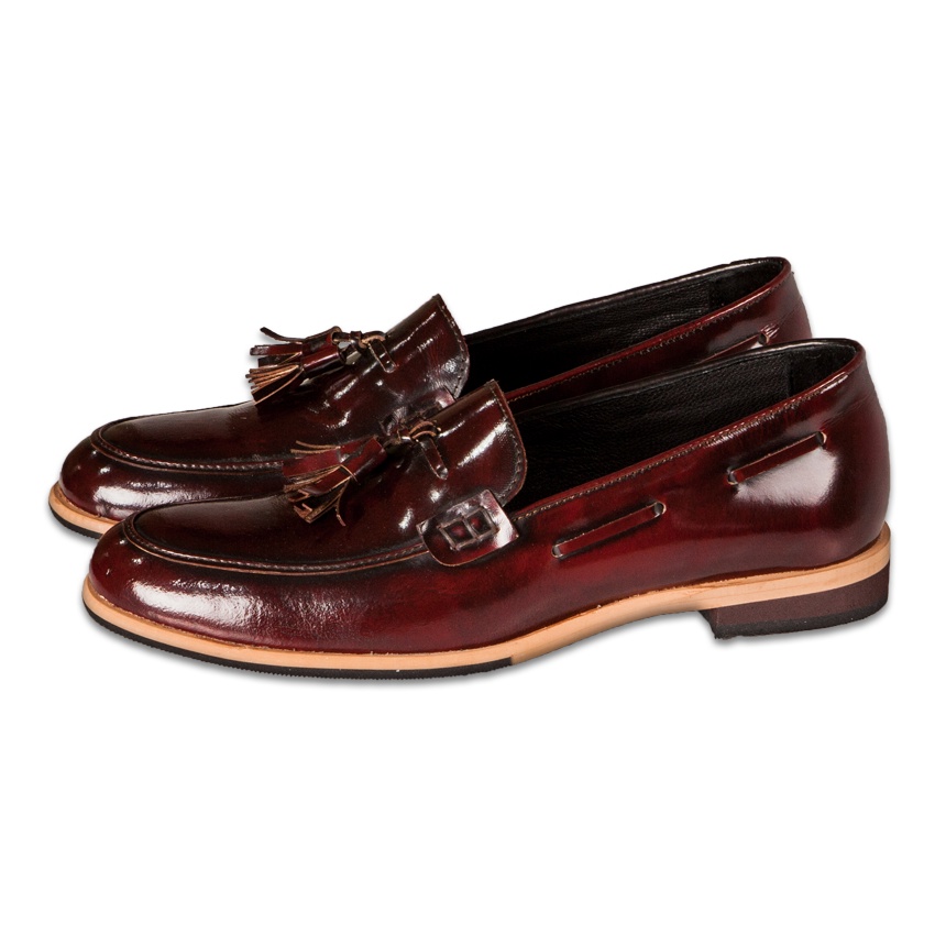 GILLY TASSEL MAROON WOMEN SHOES - NAPPA MILANO