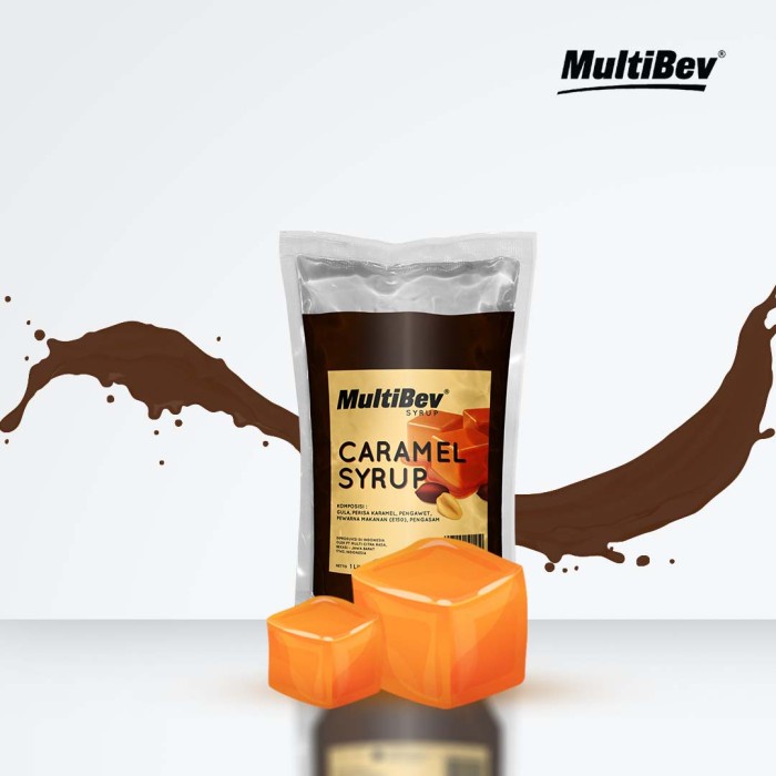 

MULTIBEV Pouch Caramel Syrup - Sirup Karamel 1 Liter