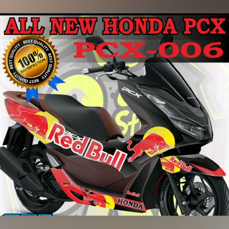 Stiker Decal PCX 160/150 fullbody model Redbull