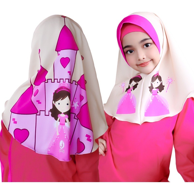 hijab instant motif baby princess