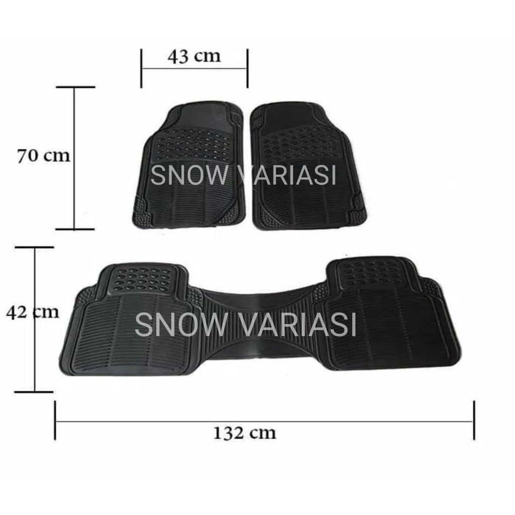 Karpet Mobil Suzuki Baleno 2017 2021 2 baris Karet