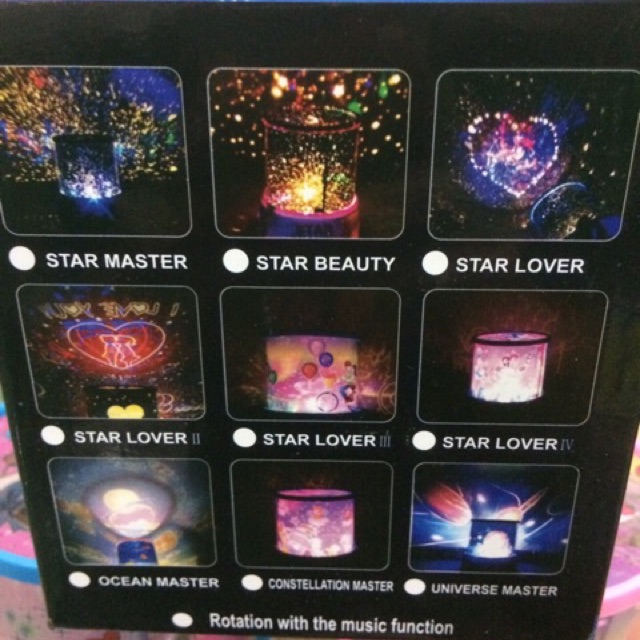 Lampu Tidur Led Proyektor Star Master