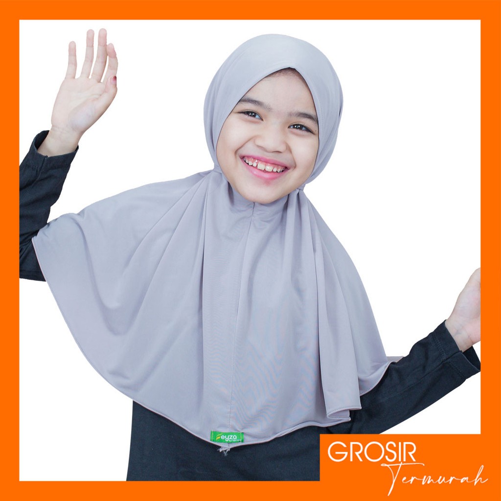 Jilbab Instan Anak Non Pet Simple Kids | Hijab Instan Anak Tanpa Bergo Kerudung Instan Anak Ukuran