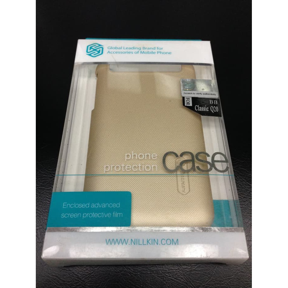 [termurah] Nillkin Hard Cover Protection Case BB Blackberry Classic Q20 Gold
