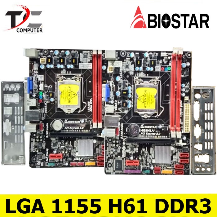 Motherboard Intel LGA 1155 H61 BIOSTAR