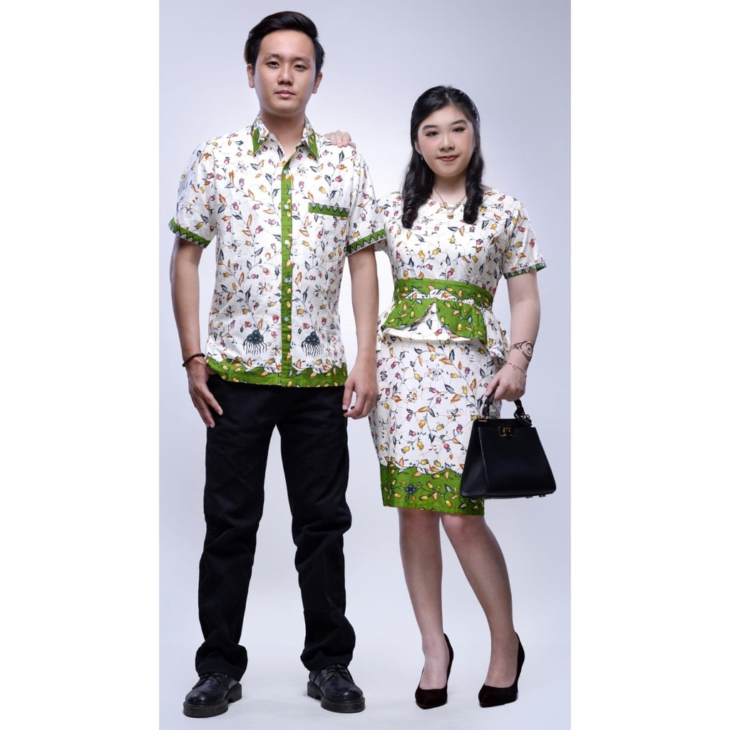 BATIK COUPLE SOLO TERBARU SERAGAM KELUARGA ANAK JUMBO MURAH MODERN KEBAYA COPEL KOPEL NAURA TOSCA