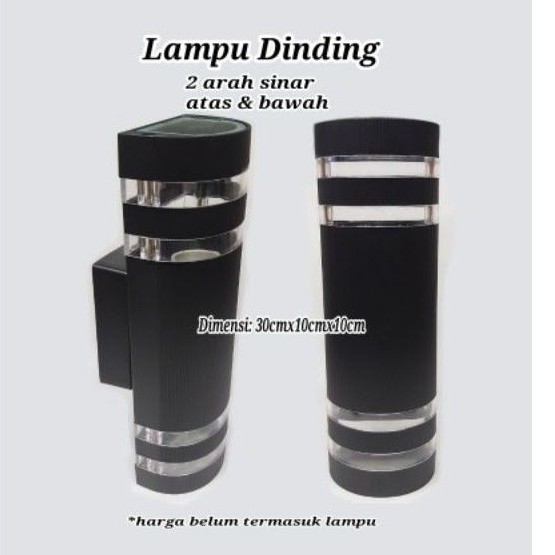 Lampu Hias Tempel dinding 2 arah sinar uk.30x10x10