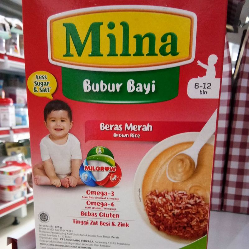 

Milna Bubur Bayi Beras Merah 6-12bulan