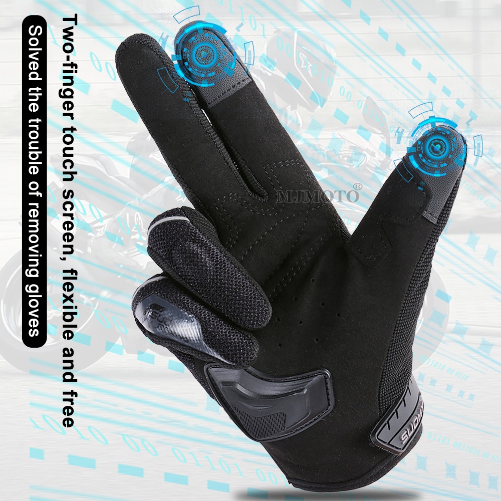 Suomy SU12 SU 12 Touch Screen Glove Sarung Tangan Racing Trail