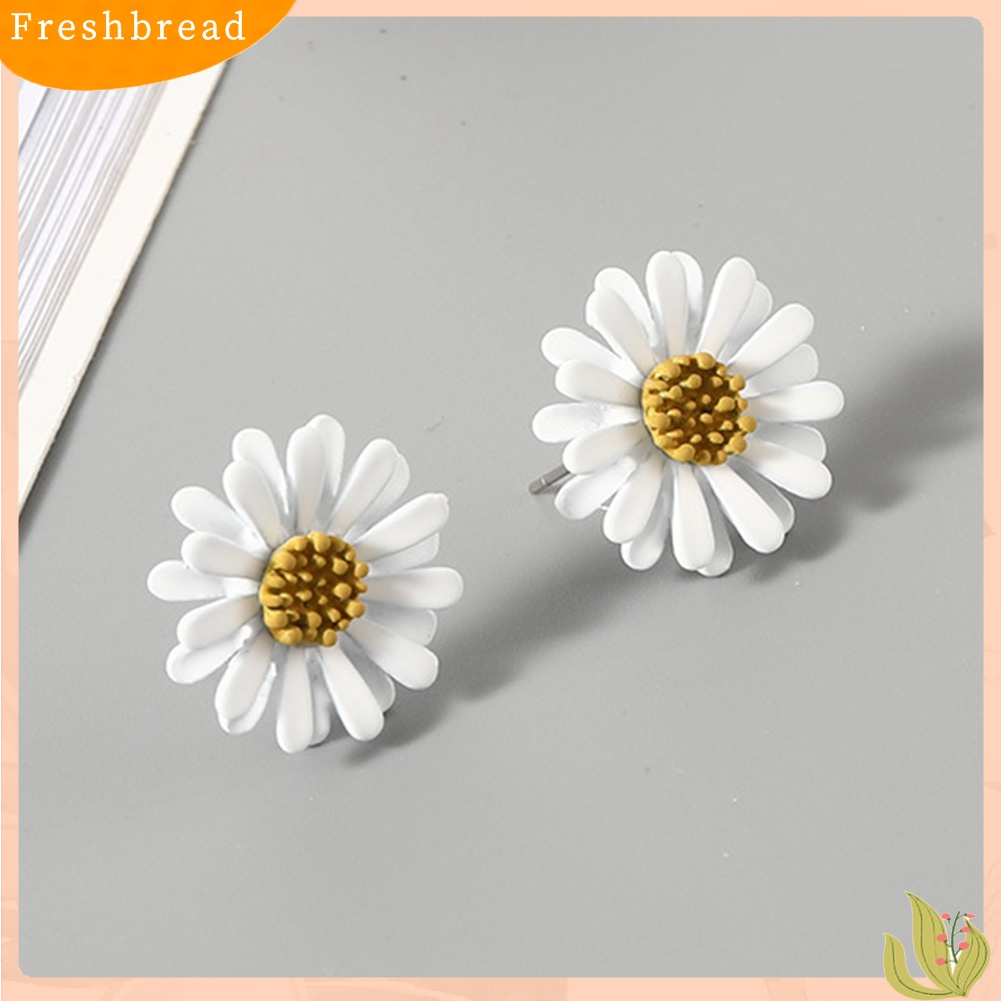 Fresh| Anting Tusuk Bentuk Bunga Daisy Untuk Wanita