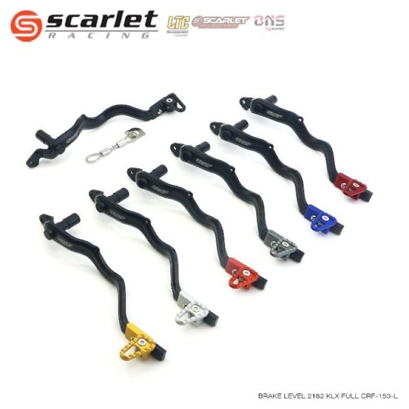 Pedal Rem Lipat Cnc Tuas Rem Scarlet Brake Lever Scarlet Original Klx , Dtracker , Crf 150