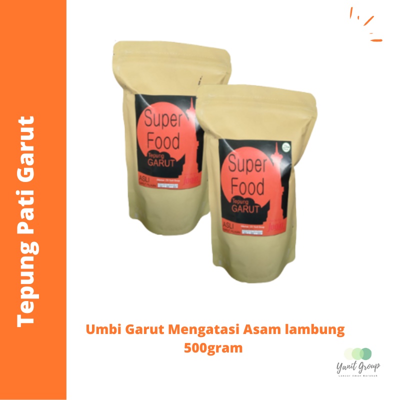 Tepung Garut Pati Asam Lambung Umbi Garut ANGKRIK ARROWROOT 500 gr