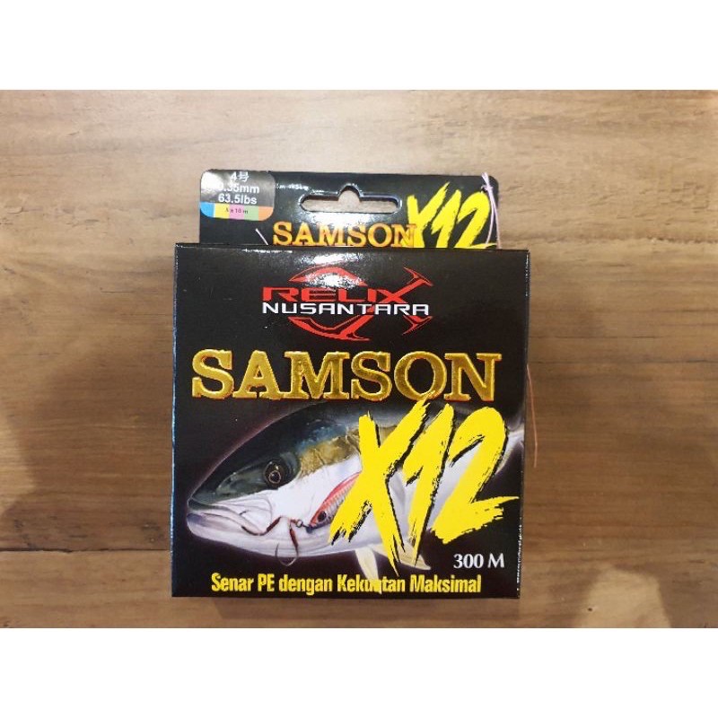 Senar PE Samson X12-300m PE 4 Relix Nusantara