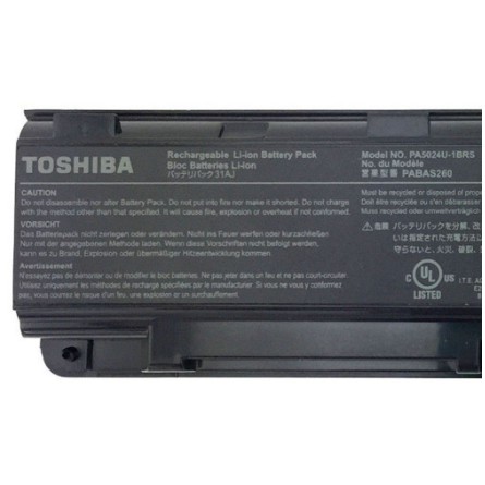 Baterai Toshiba C800 C800D C805 C840 C845 C850 C40-A ORI