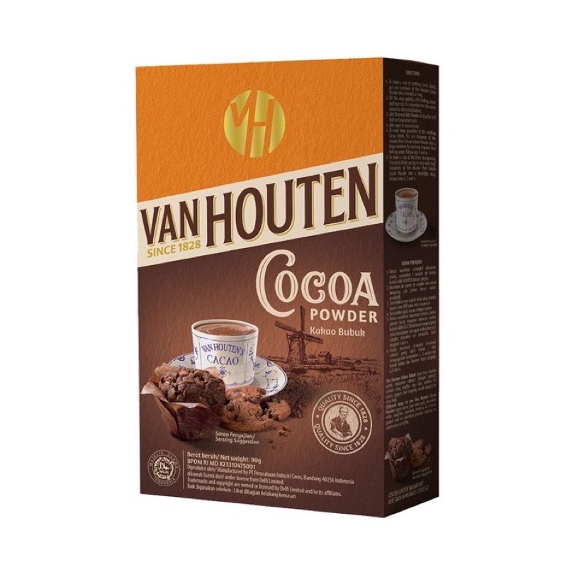 

Van Houten Cocoa Powder 45gr 90gr 180gr - Kakao Bubuk Cokelat