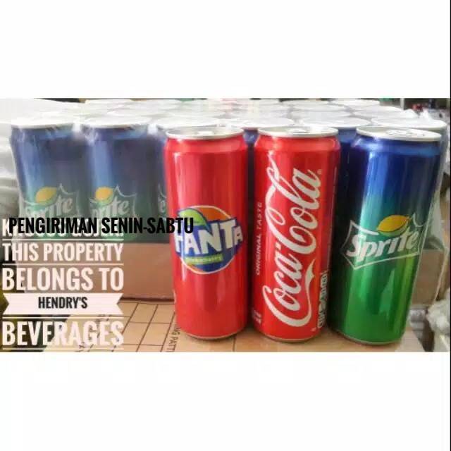 Cola cola kaleng / fanta kaleng / sprite kaleng