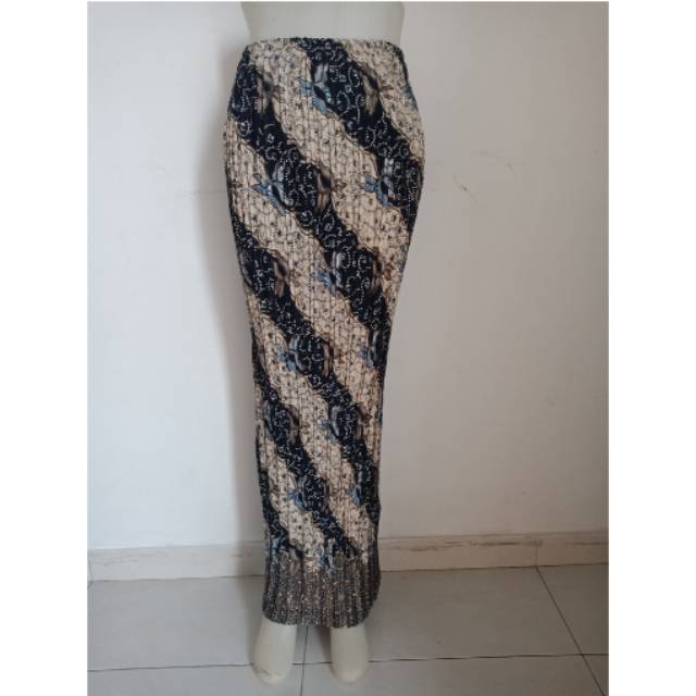 ROK SPAN PLISKET MOTIF BAHAN ADEM LP 56-120 pb 95 Cm