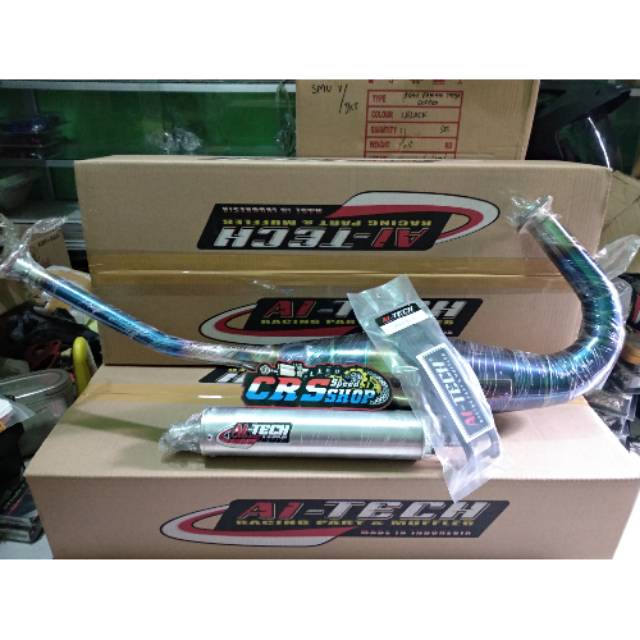 Termurah Knalpot Bluemoon Type Standar Ninja Rr Ai-Tech Slincer Silver Model Lama