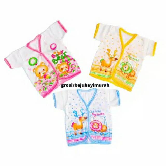 T1 Baju Bayi 0-3 bulan Newborn | Kaos Katun Bayi Baru Lahir | Kemeja Kancing Bayi | Kaos Tidur