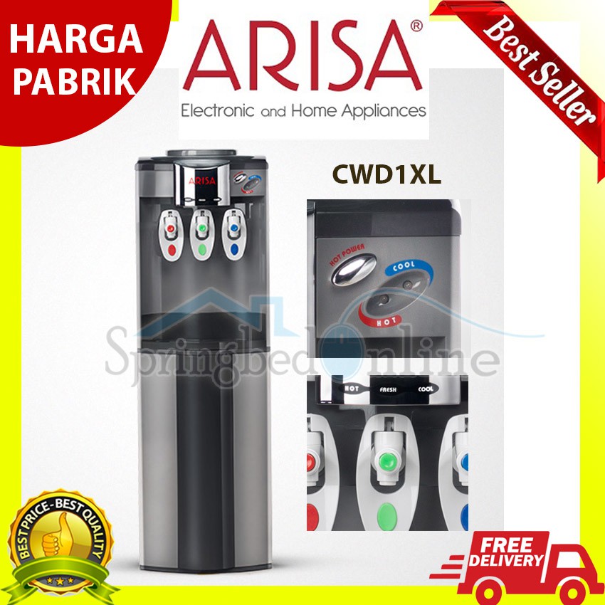 DISPENSER PANAS DINGIN CWD-1XL ARISA GALON ATAS