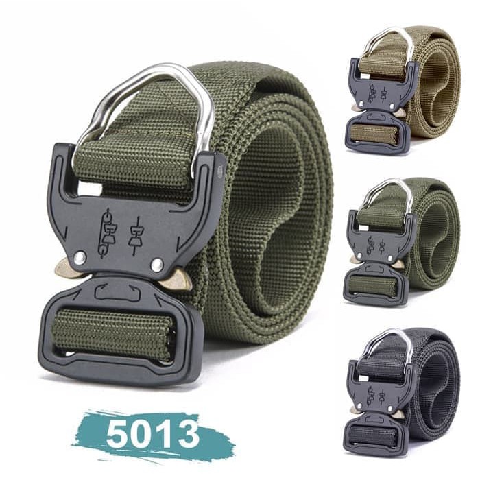 Ikat Pinggang Helikon Tactical Belt/ Sabuk Taktis Kopel Besi - Cokelat