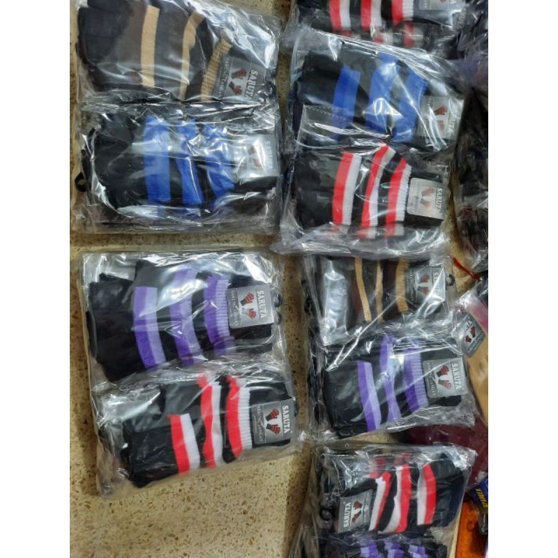 6pasang- SARUNG TANGAN RAJUT SALUR/BELANG unisex MEREK SARUTA BERKUALITAS/SARUNG TANGAN MOTOR saruta belang panjang 6 pasang