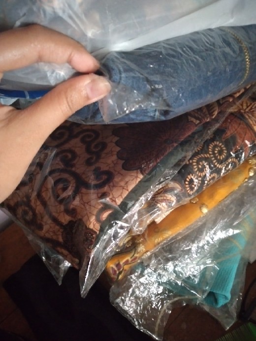 Gamis Meisya Rempel Lurus Batik Halus Kekinian