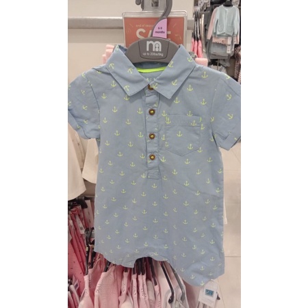 MOTHERCARE SALE ROMPER AND BUCKET HAT SAILOR FOR BABY