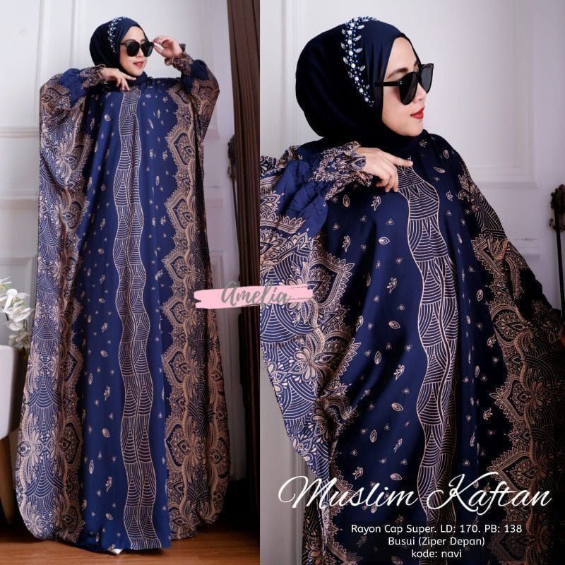 GROSIR KAFTAN RIYANA I KAFTAN SUPER JUMBOLD 140cm I DASTER LOWO TERMURAH