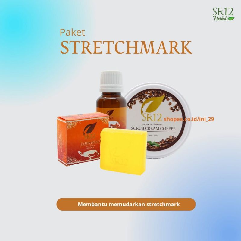 SR12 Paket Penghilang Stretchmark BPOM