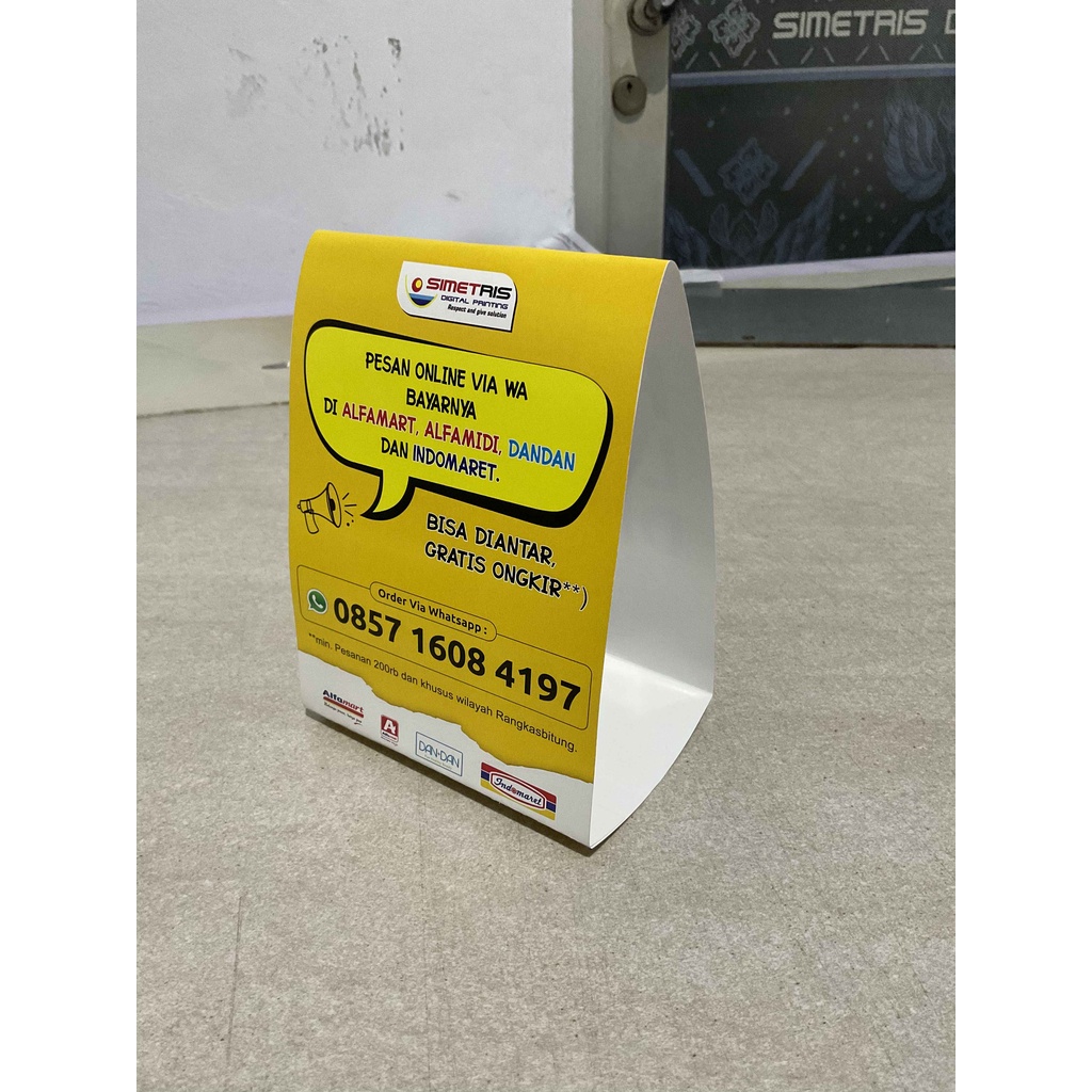 

Tent Card