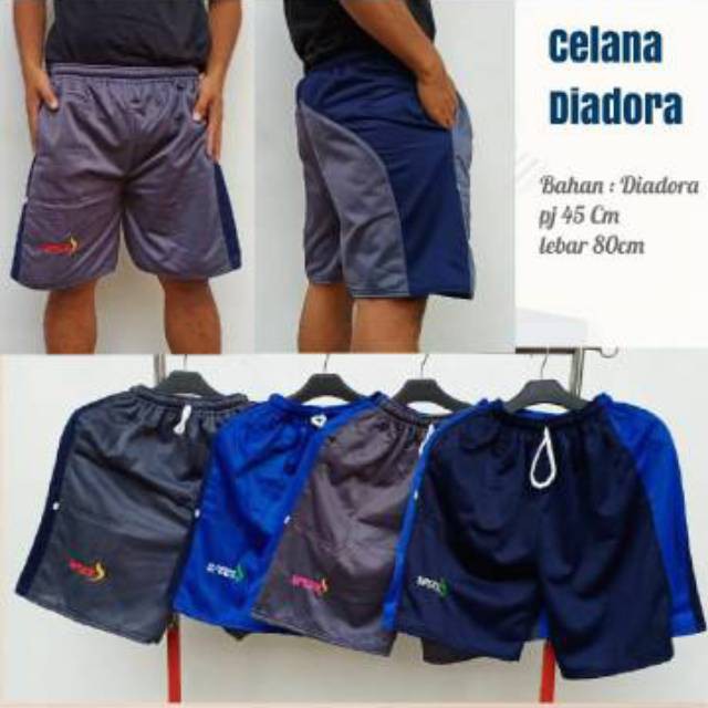 (COD) CELANA TEBAL PENDEK PRIA - celana sport kolor dewasa