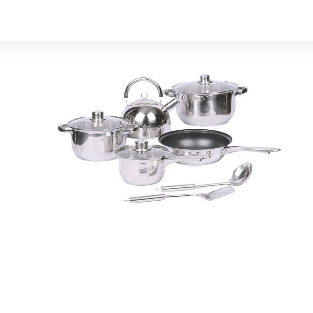 Niko Panci Cookware Stainless Steel Set 1112ST