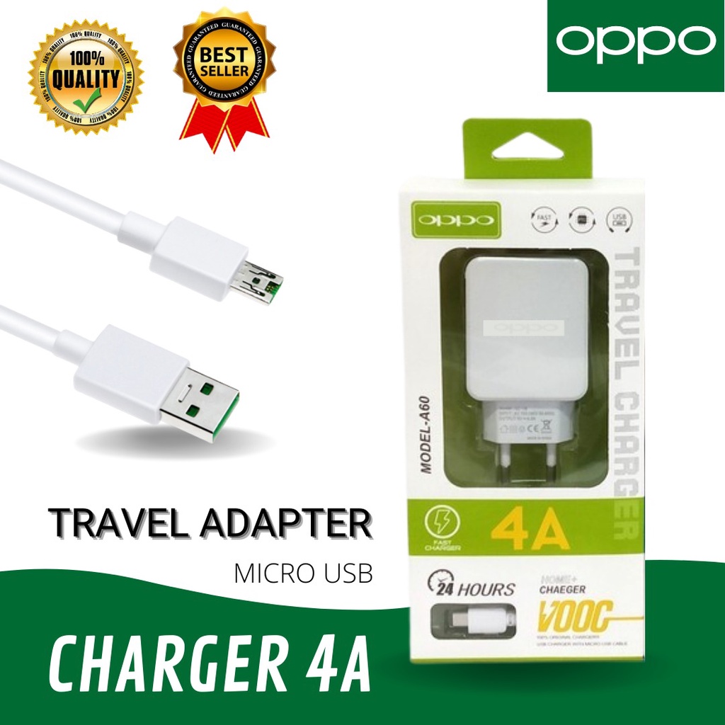 CHARGER OPPO 4A &lt;MICRO&gt; FAST CHARQING harga 18.500