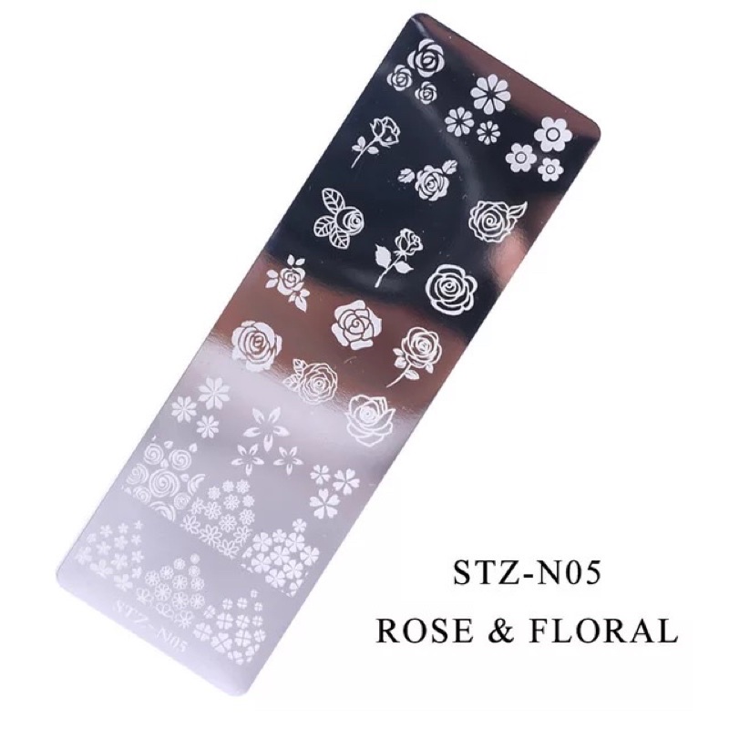 STZ STAMPING PLATE STAMP PLATE NAIL ART / hiasan stamping gel plat besi stamp nail polish