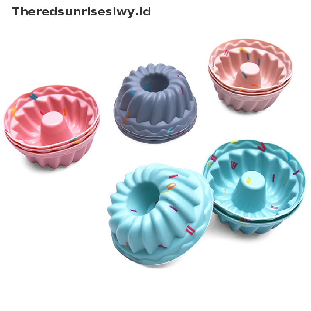 # Alat Rumah Tangga # 6pcs / set Cetakan Kue Muffin / Cupcake Bahan Silikon