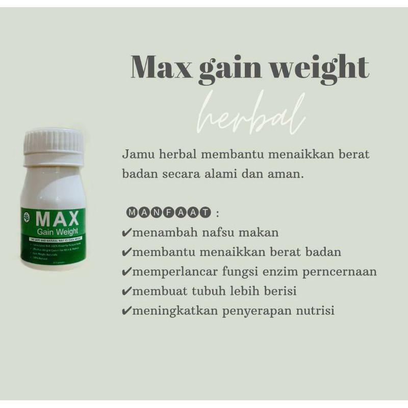 Max Gain Weight