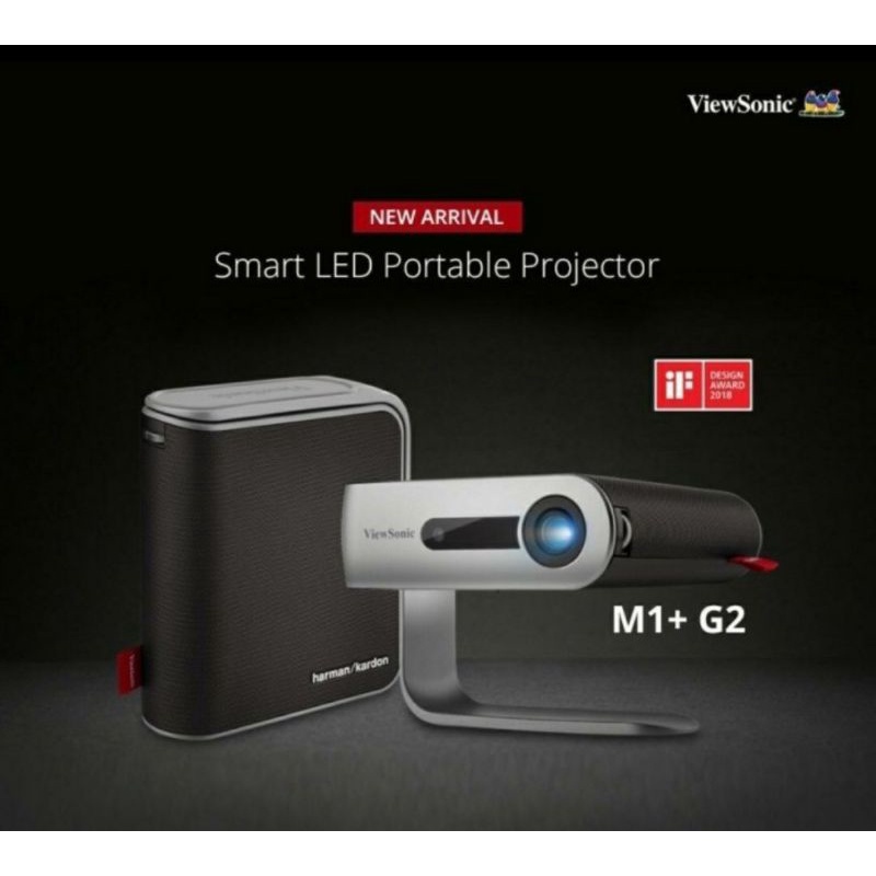 ViewSonic M1+ Gen 2 Mini Projector & Speaker Harman KardonGARANSI RESMI 2 TAHUN ViewSonic Indonesia