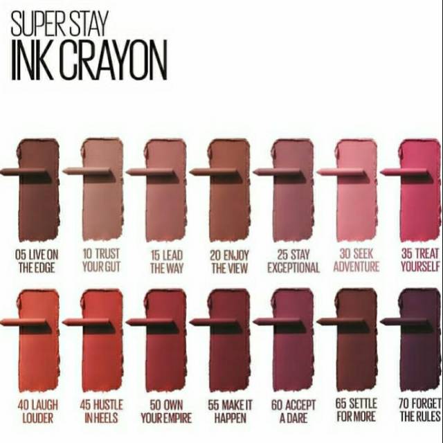 Maybelline Super Stay Crayon Ink