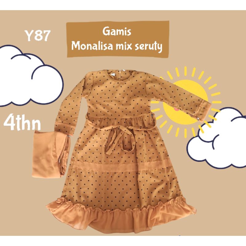 gamis anak / gamis anak 3tahun / gamis